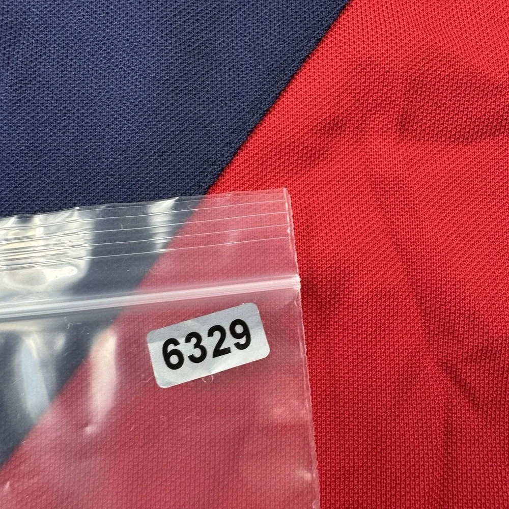 Polo Ralph Lauren Red Blue Big Pony Performance Mens Polo Shirt Size XL